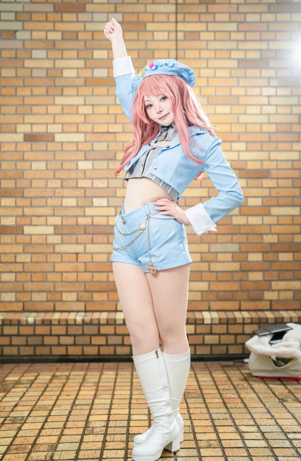 学园偶像大师经典偶像魅力：Fami花海咲季cos惊艳池袋阳光城