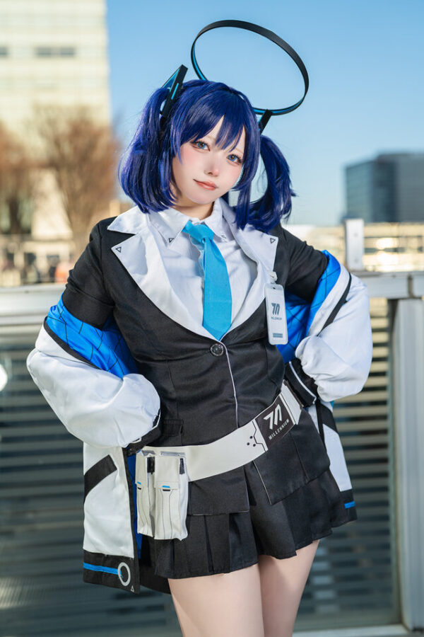 蔚蓝档案早濑优香COS：水木诗郎治愈系学园少女的完美演绎