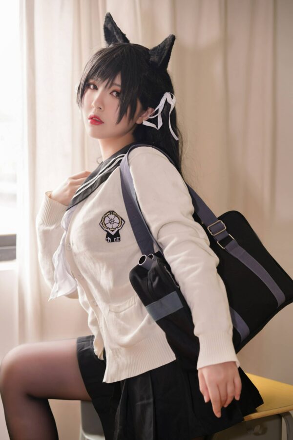 BANBANKO半半子爱宕COS:学园幻想曲里致命的温柔掌控感 BANBANKO半半子爱宕COS:学园幻想曲里致命的温柔掌控感