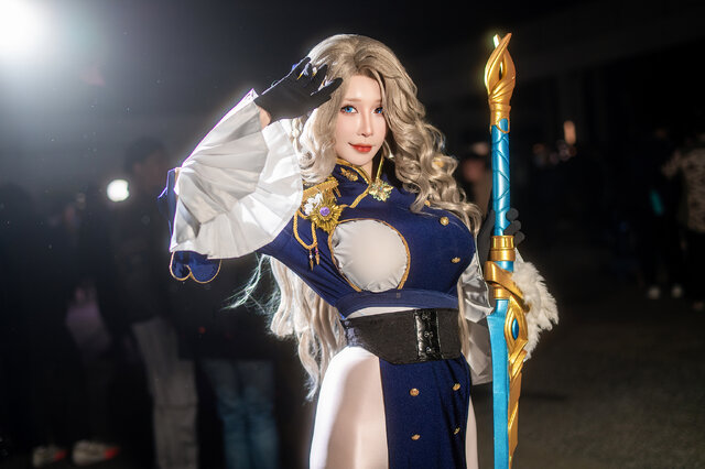 餓小璇miu达丽安COS｜棕色尘埃2神级演绎惊艳台湾FF46现场