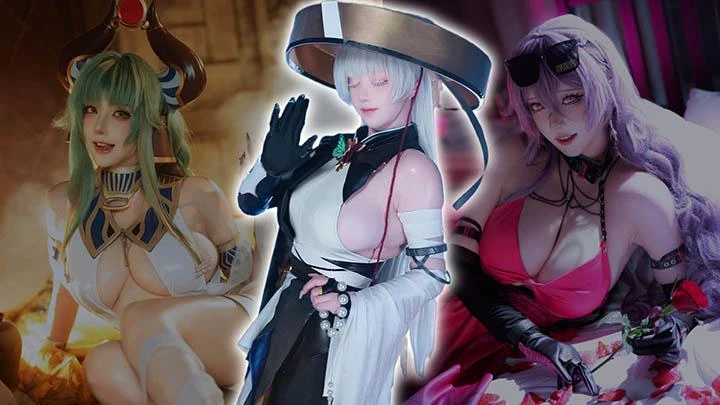 菌烨tako女神级COS作品曝光，艺术性感并存的顶级视觉盛宴