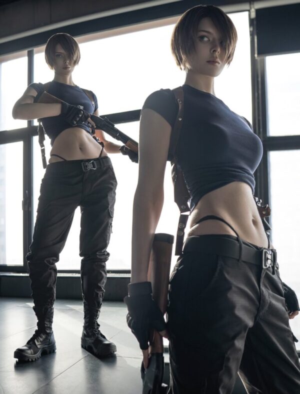 Vinnegal女性版里昂COS曝光：惊艳再现生化危机经典角色