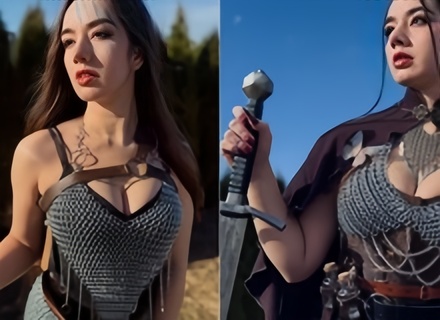 从冷艳2B到狂野战斧:游戏主播靠个性化cosplay玩转视觉美学