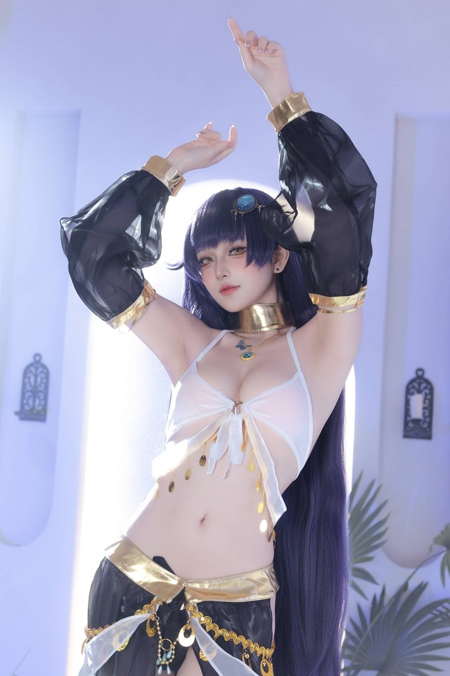 屿鱼Yukako舞娘吾妻COS:碧蓝航线异域舞姿与梦幻光影交织 屿鱼Yukako舞娘吾妻COS:碧蓝航线异域舞姿与梦幻光影交织