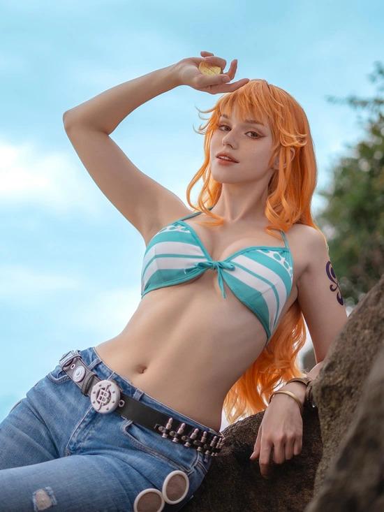 海贼王娜美COS:来看看Shirogane-sama的打破次元壁之作 海贼王娜美COS:来看看Shirogane-sama的打破次元壁之作