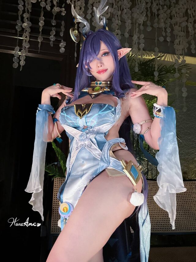幻境灵韵与现实张力:雨波HaneAme菈乌玛COS视觉美学解析 幻境灵韵与现实张力:雨波HaneAme菈乌玛COS视觉美学解析