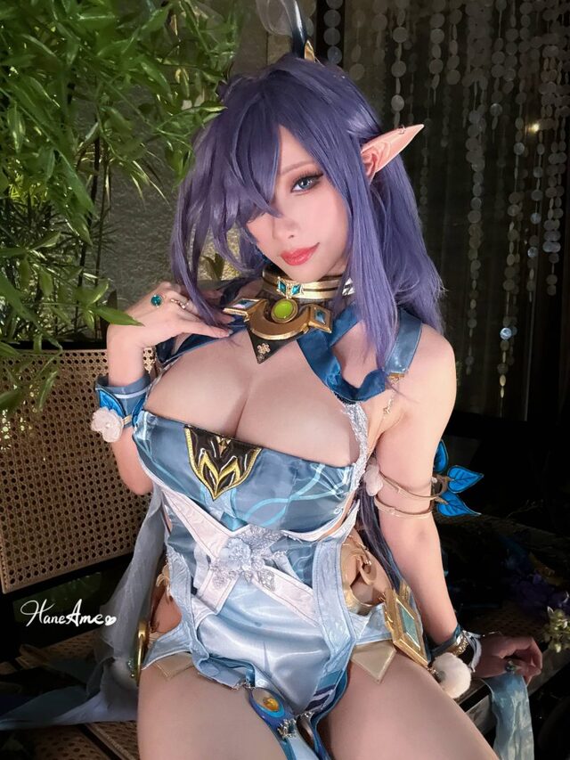 幻境灵韵与现实张力:雨波HaneAme菈乌玛COS视觉美学解析 幻境灵韵与现实张力:雨波HaneAme菈乌玛COS视觉美学解析