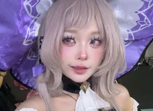 崩坏星穹铁道黑塔cos：Yoonsul还原天才少女紫色幻想感拉满