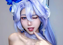 打破次元壁！当冷艳御姐遇上紫色梦幻Ruri绝美坎特蕾拉COS