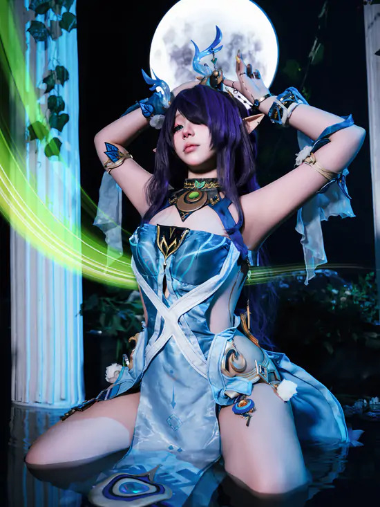 原神菈乌玛神级COS!高颜值与顶级布景重塑提瓦特神秘女神 原神菈乌玛神级COS!高颜值与顶级布景重塑提瓦特神秘女神