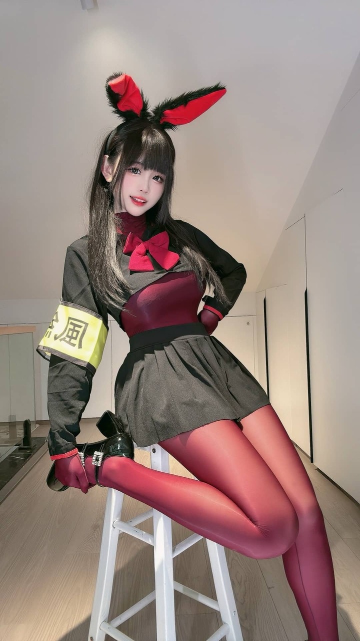 制服秩序与萌系幻想的交融:miko酱ww兔子版风纪委员COS 制服秩序与萌系幻想的交融:miko酱ww兔子版风纪委员COS
