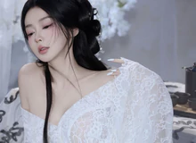 COS赏析：樱花和服遇上白色蕾丝昔日证件照女神美出新高度