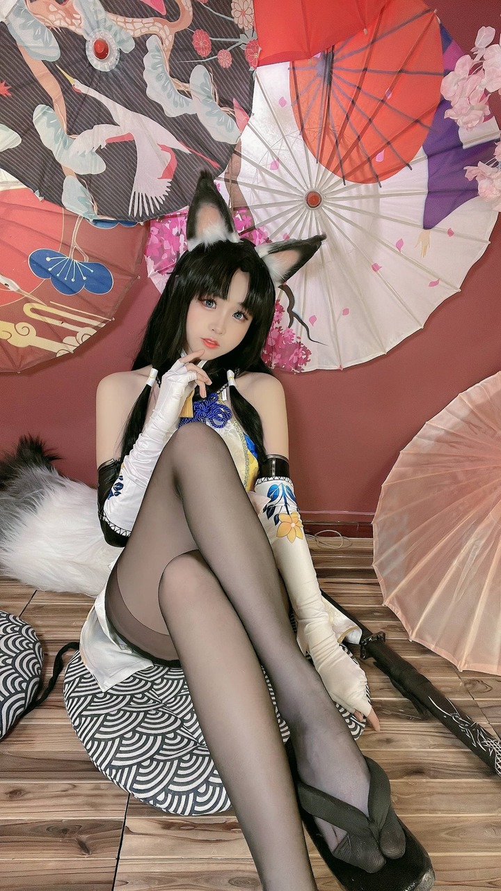 永劫无间踏和风而来的狐灵少女：miko酱ww土御门胡桃COS