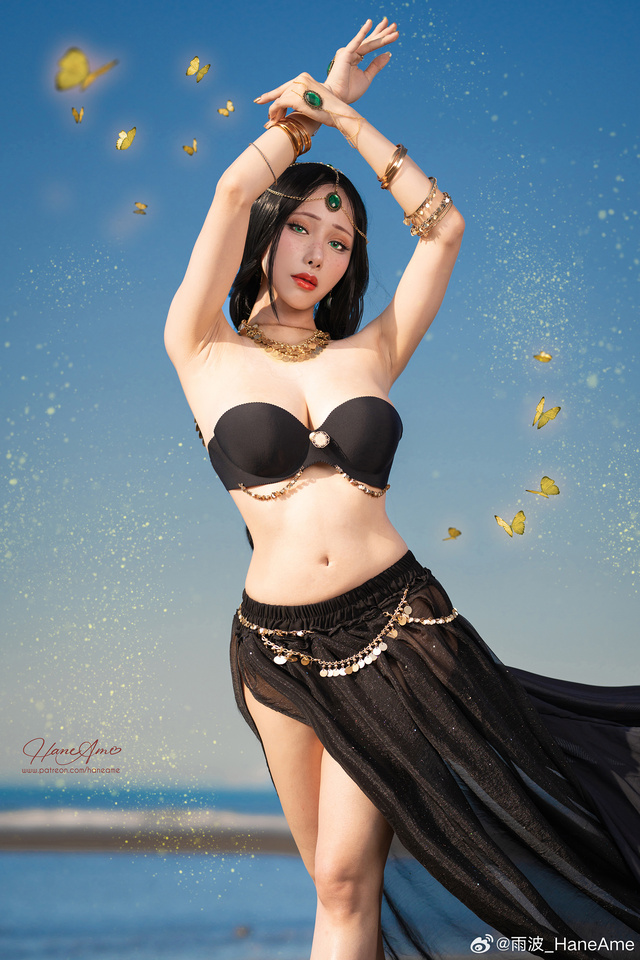 荒漠长风入画来:雨波_HaneAme鬼刀COS美在骨相与宿命感 荒漠长风入画来:雨波_HaneAme鬼刀COS美在骨相与宿命感