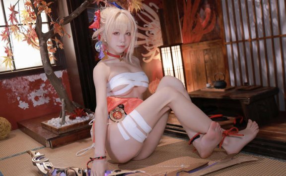 [水淼aqua-宵宫]水淼原神长野原宵宫cos新图资源下载