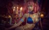 水淼aqua玉藻前阿拉伯舞娘cosplay图片欣赏