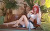 水淼aqua原神妮露cos新作：迷人的红发少女再度惊艳登场！