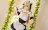 星之迟迟女仆COS：再现胜利女神索达的温柔与妩媚