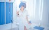 桜井宁宁雷姆COS，演绎异世界护士的温柔与性感魅惑