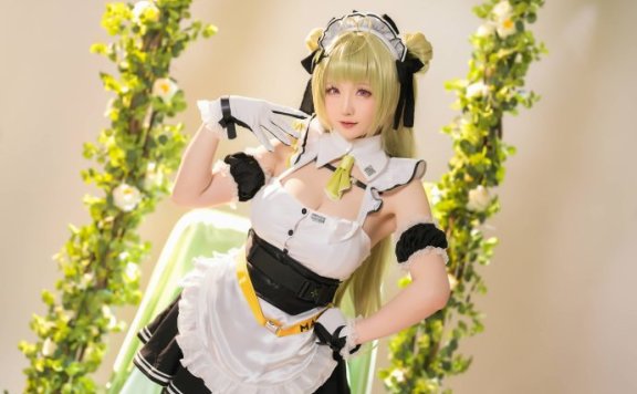 星之迟迟女仆COS：再现胜利女神索达的温柔与妩媚