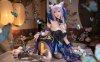 雨波_HaneAme原神COS：演绎刻晴的紫色魅力与性感可爱