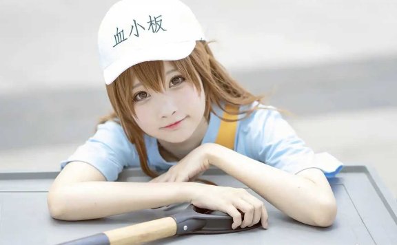 蠢沫沫血小板COS：演绎工作细胞的甜美可爱与性感气质