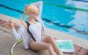 FGO瓜希酱COS：演绎泳装版圣女贞德的性感与可爱