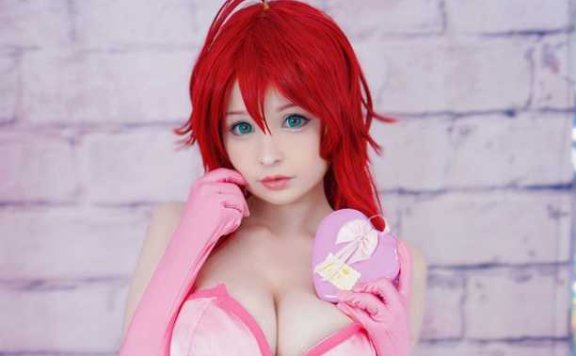 Hidori Rose恶魔高校COS：演绎莉雅丝的性感与极致魅力