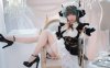 碧蓝航线面饼仙儿COS：演绎皇家猫娘柴郡的高贵与俏皮