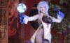 水淼aqua甘雨COS：完美诠释原神璃月秘书的仙气与性感