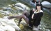 碧蓝航线星之迟迟COS：演绎轻巡舰娘能代的性感与可爱