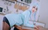 日奈娇未亡人雪女COS：悲情演绎冰雪妖姬的温柔与孤独