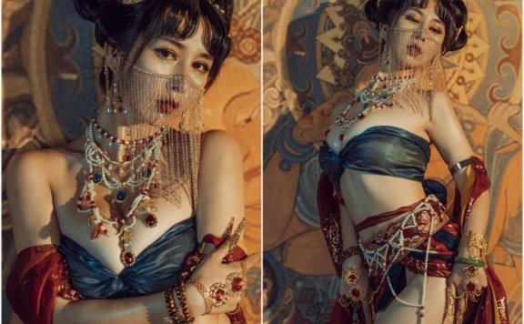云溪溪cos最新图片作品合集_云溪溪奶桃狗狗与白色兔女郎[持续更新]