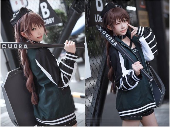 Kitaro绮太郎cos最新作品图集_绮太郎喜多川海梦黑白色护士[持续更新]