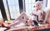 雨波_HaneAme白银诺艾尔COS：性感与可爱的女骑士降临