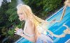 ElyEE子贞德COS：完美演绎FGO圣女的性感可爱与夏日风情