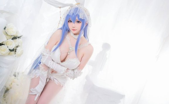 碧蓝航线星之迟迟COS：演绎舰娘花园的可爱与仙女气质