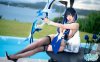 雨波_HaneAme夜兰COS：性感兔女郎风格与原神完美融合
