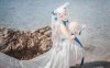 碧蓝航线面饼仙儿COS：展现婚纱版拉菲的唯美和梦幻魅力