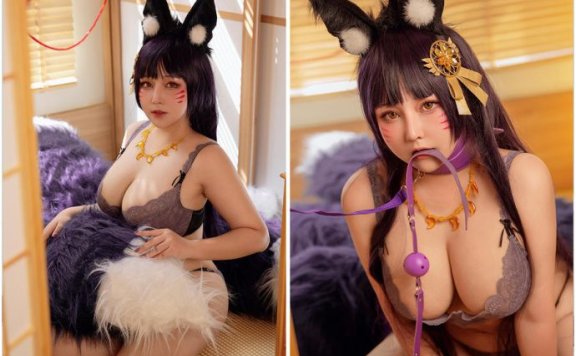 KANEKO_咔喵cos图集|KANEKO咔喵樫野牛牛女仆武藏绳缚[持续更新]