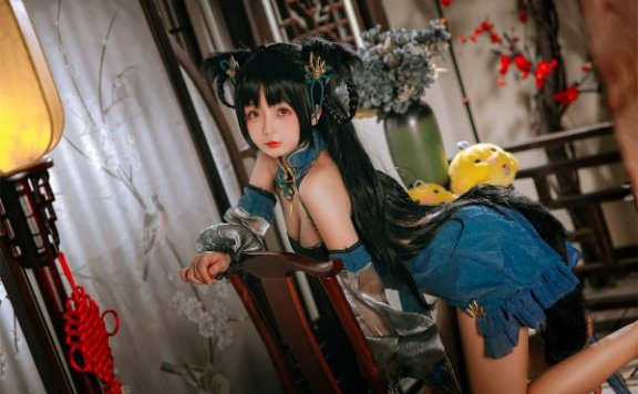 日奈娇大潮COS：演绎碧蓝航线舰娘旗袍下的温柔与撩人