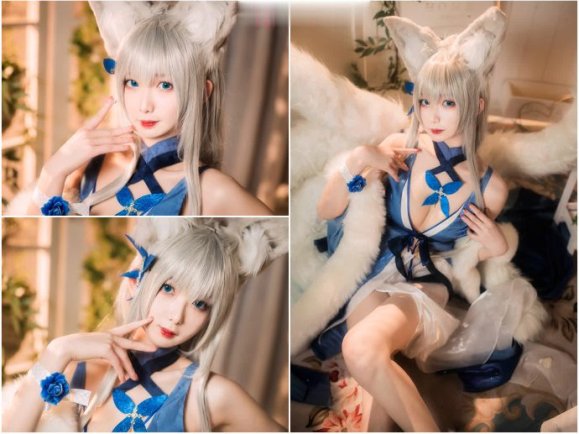 封疆疆vCOS最新作品图集_封疆疆v原神申鹤水着柴郡魔术师[持续更新]