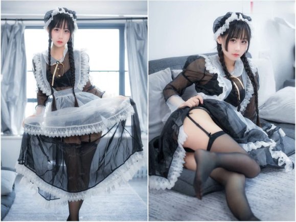 萌芽儿o0cos最新作品图集_萌芽儿o0黑婚纱玫瑰内衣白泳装[持续更新]