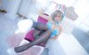ElyEE子兔女郎COS：诠释蔚蓝档案一之濑明日奈的性感魅力