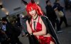 兔兔胜利女神妮姬小红帽COS，火力全开红色魅力引爆FF现场