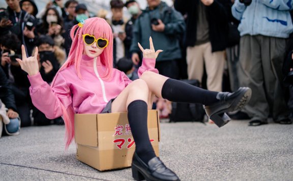 Tsukune Tsukiumi后藤独COS，孤独摇滚社恐女神闪耀FF44