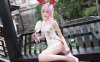 崩坏3小南宫COS：完美诠释旗袍版八重樱的静谧与美丽