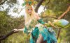 蜜玲珑王昭君COS：演绎王者荣耀精灵公主的高贵与灵动