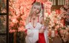 碧蓝航线巫女魅影：蜜汁猫裘可畏cos优雅与性感的完美交融