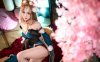阿包也是兔娘希娜小姐COS：诠释原神虚构女神的性感与优雅